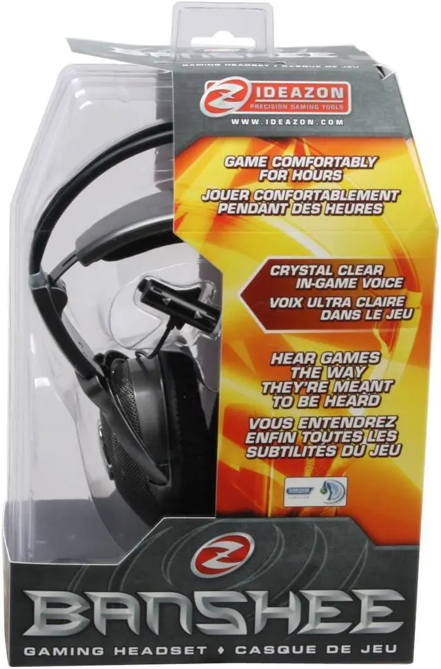 Main image of IDEAZON GH 1000 3.5mm/ 6.3mm Connector Circumaural Banshee Gaming Headset EFS