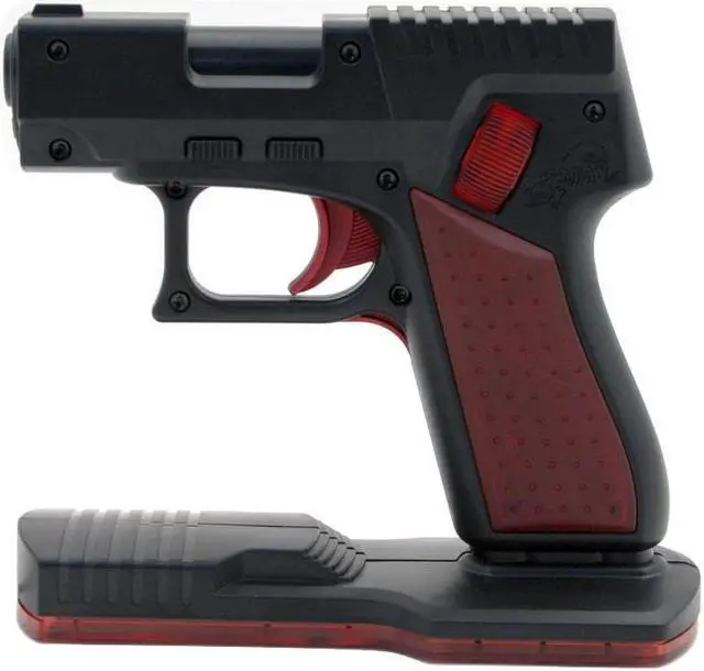 Alt view image 3 of 5 - MonsterGecko PistolMouse FPS Black/Red USB Optical Gaming mouse