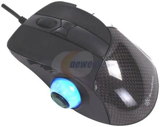 Main image of SilverStone SST-RVM01B Black 11 Buttons 1 x Wheel USB Laser Mouse