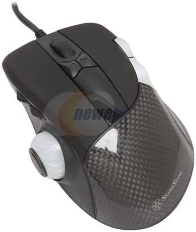 Alt view image 2 of 10 - SilverStone SST-RVM01B Black 11 Buttons 1 x Wheel USB Laser Mouse