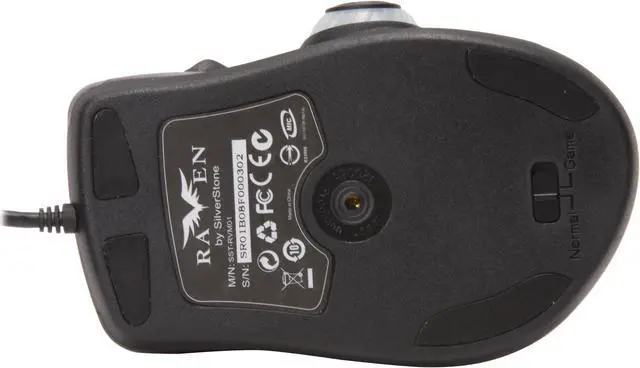 Alt view image 7 of 10 - SilverStone SST-RVM01B Black 11 Buttons 1 x Wheel USB Laser Mouse