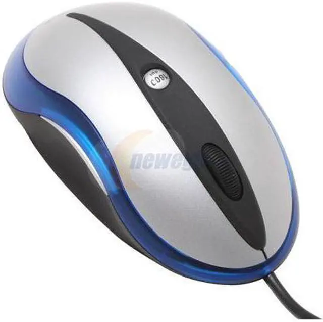 Alt view image 2 of 6 - Saitek PM12A Silver/Blue 6 Buttons 1 x Wheel USB Wired Optical PC Gaming Mouse
