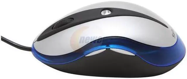 Alt view image 4 of 6 - Saitek PM12A Silver/Blue 6 Buttons 1 x Wheel USB Wired Optical PC Gaming Mouse