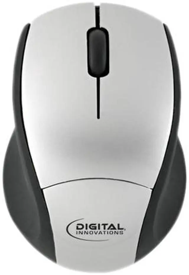 Main image of Digital Innovations 4230100 Silver/Black 1 x Wheel USB RF Wireless Optical EasyGlide Travel Mouse