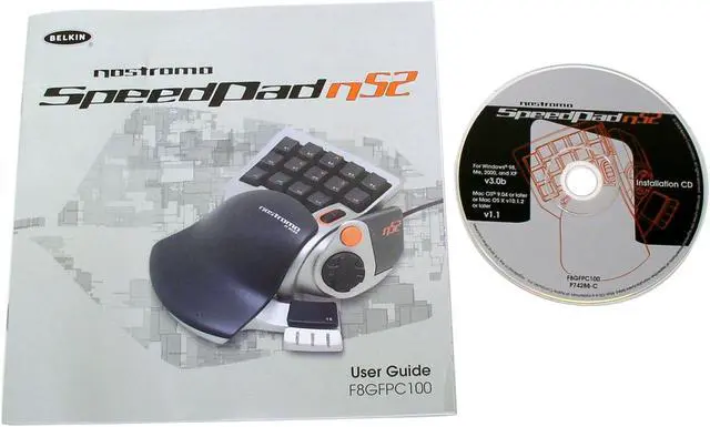 Alt view image 3 of 4 - BELKIN F8GFPC100 Nostromo n52 SpeedPad