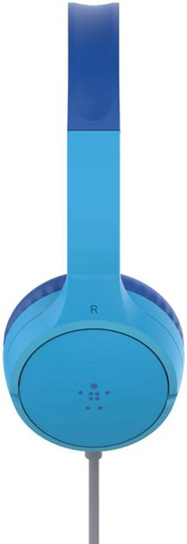 Alt view image 3 of 4 - Belkin SoundForm Mini Blue Wired On-Ear Headphones for Kids AUD004BTBL
