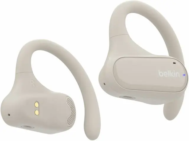 Main image of Belkin SoundForm ClearFit True Wireless Open-Ear Earbuds (Sand)