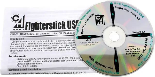 Alt view image 4 of 5 - CH Products 200-571 USB FighterStick