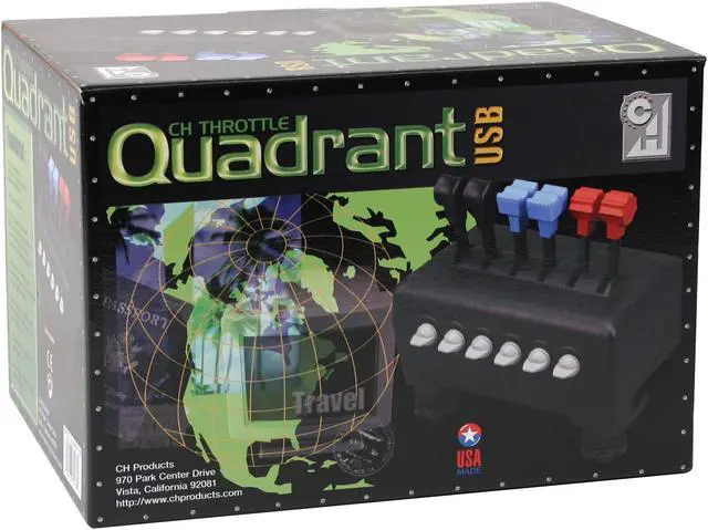 Alt view image 4 of 4 - CH Products 300-133 USB Throttle Quadrant