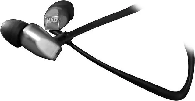 Alt view image 2 of 2 - NAD Electronics NAD VISO HP20 SLV In-Ear Headphones w/ Travel case - Silver