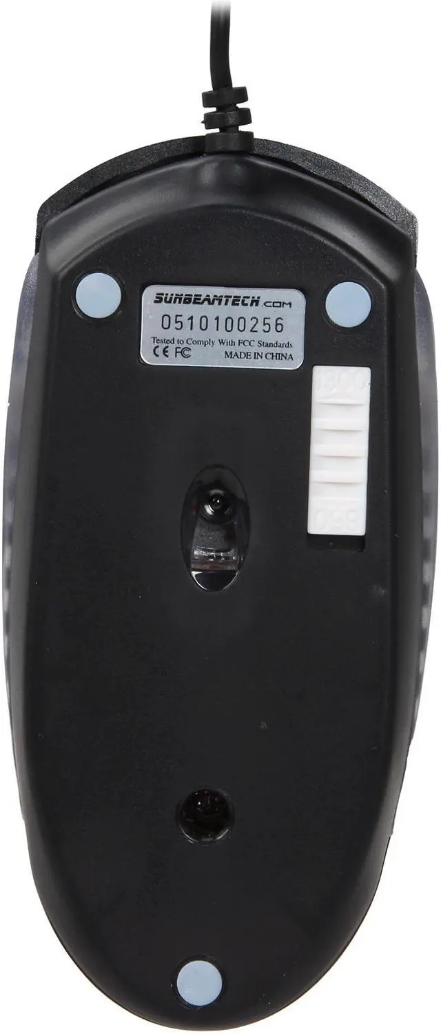 Alt view image 4 of 5 - Sunbeam MS-X888 Red 3 Buttons 1 x Wheel USB Wired Optical Gaming Mouse