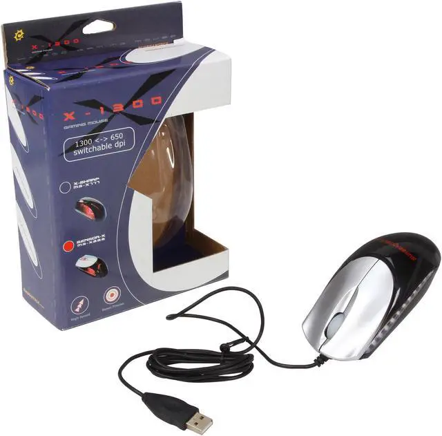 Alt view image 5 of 5 - Sunbeam MS-X888 Red 3 Buttons 1 x Wheel USB Wired Optical Gaming Mouse