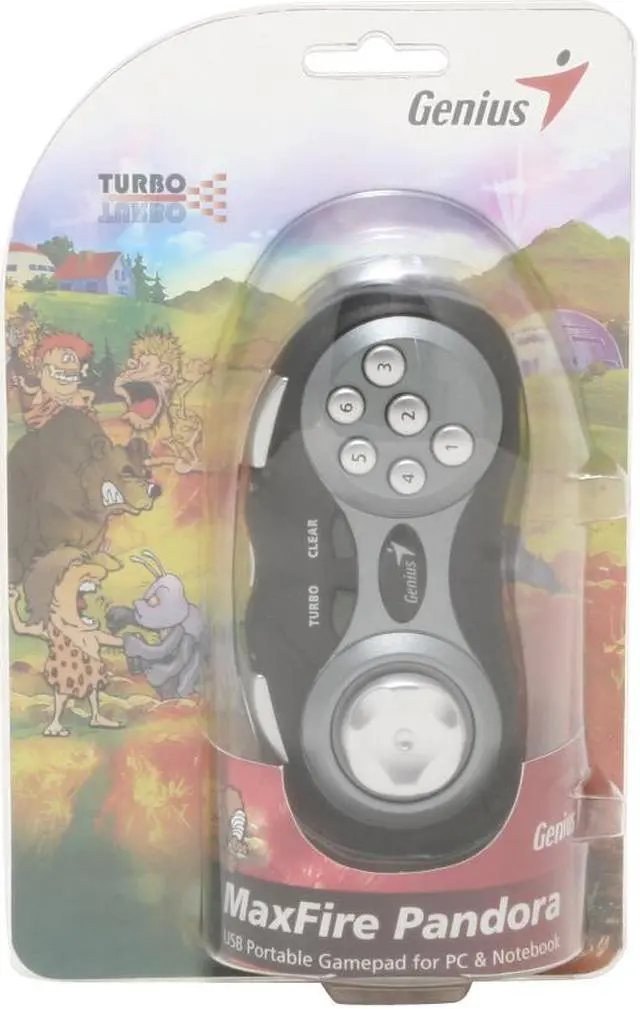 Alt view image 5 of 5 - Genius MaxFire Pandora - Mini Game Pad for Notebooks with USB Cable and High Precision Buttons