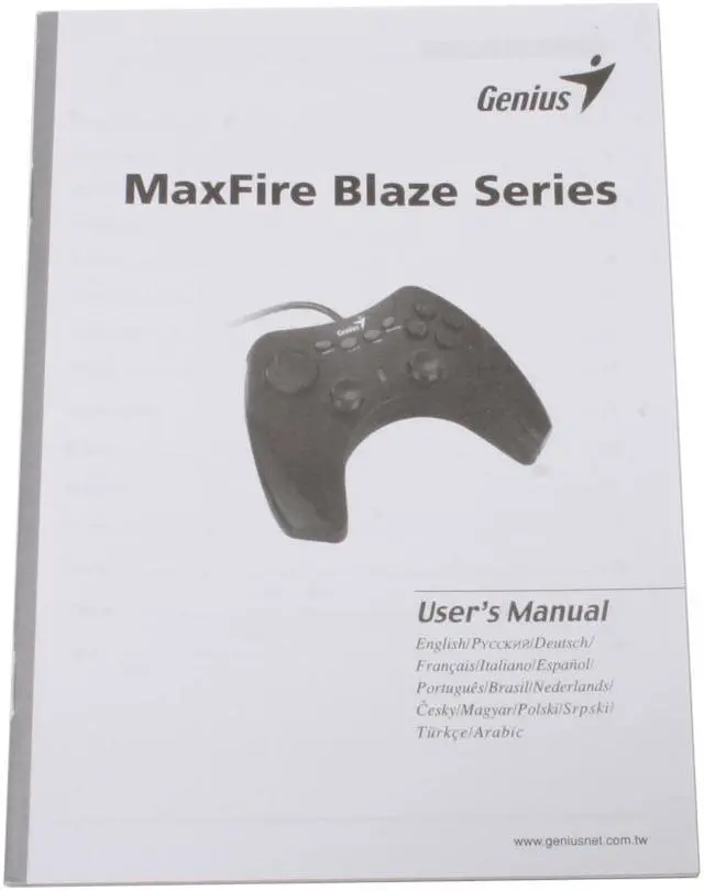 Alt view image 4 of 5 - Genius MaxFire Blaze Vibration Gamepad for PlayStation 2