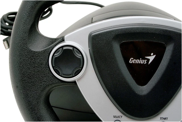 Genius Twin Wheel - Vibration Feedback Racing Wheel for PS2&PC with 12 ...