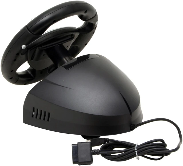 Genius Twin Wheel - Vibration Feedback Racing Wheel for PS2&PC with 12 ...