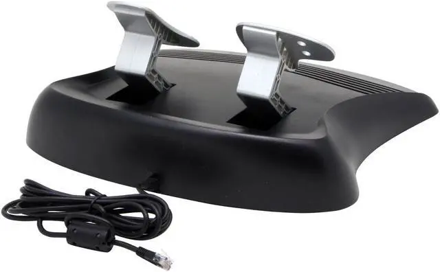 Alt view image 8 of 12 - Genius TwinWheel FF Force Feedback Racing Wheel for PS2 & PC