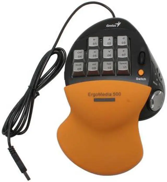 Alt view image 3 of 5 - Genius ErgoMedia 500 Gaming Pad for game hunters