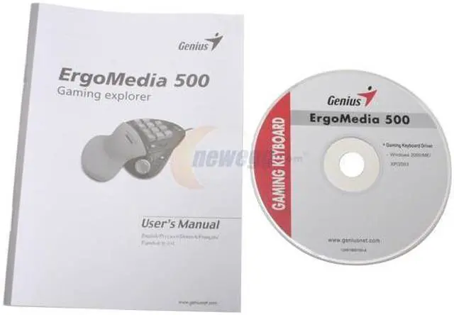 Alt view image 4 of 5 - Genius ErgoMedia 500 Gaming Pad for game hunters