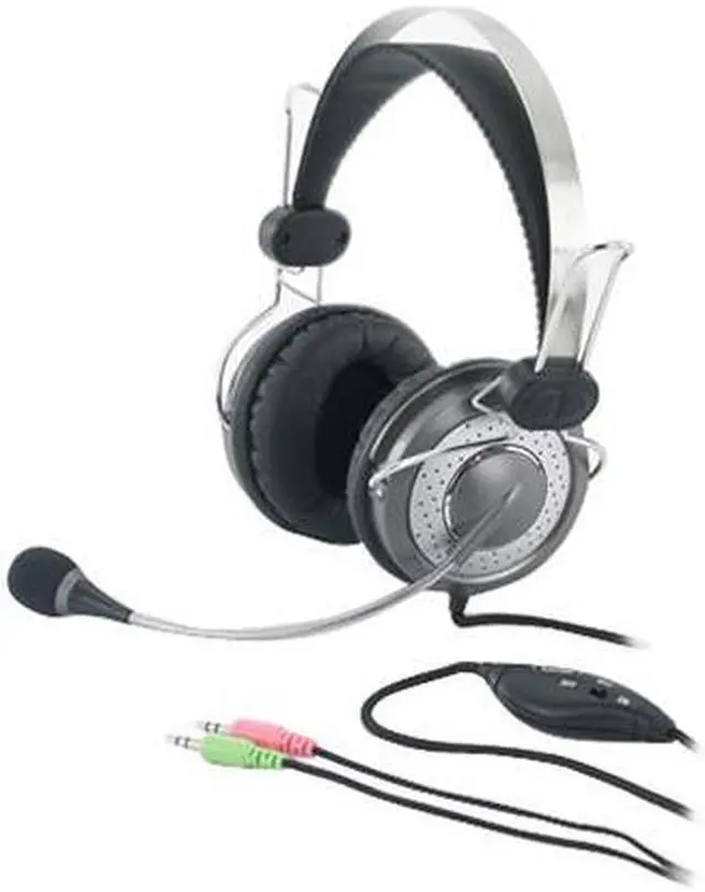 Alt view image 4 of 11 - Genius HS-04SU 3.5mm Connector Circumaural Headband Headset with Noise-canceling Microphone