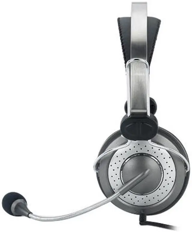Alt view image 5 of 11 - Genius HS-04SU 3.5mm Connector Circumaural Headband Headset with Noise-canceling Microphone