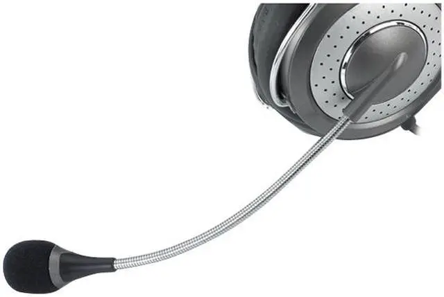 Alt view image 8 of 11 - Genius HS-04SU 3.5mm Connector Circumaural Headband Headset with Noise-canceling Microphone