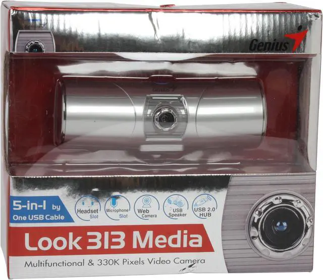 Alt view image 9 of 9 - Genius Look 313 Media USB 2.0 Multifunctional Video Camera