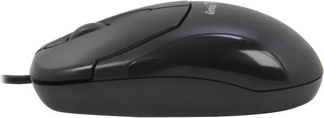 Alt view image 3 of 5 - Genius XScroll Black 1 x Wheel PS/2 Wired Optical Mouse