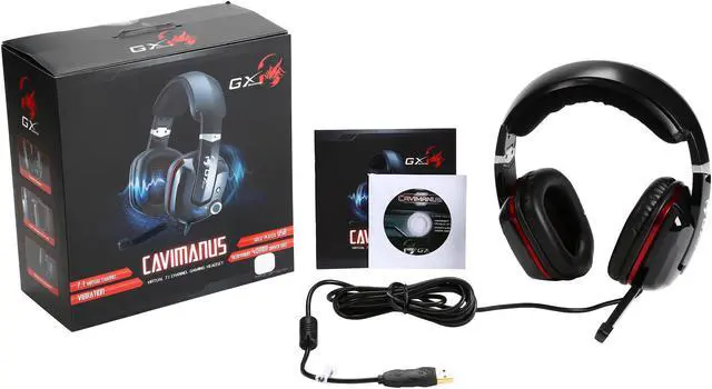 Alt view image 7 of 7 - Genius GX-Gaming Cavimanus Virtual 7.1 Channel Gaming Headset (HS-G700)