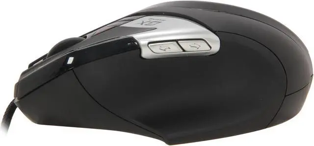 Alt view image 4 of 6 - Genius GX-Gaming DeathTaker Black 9 Buttons 1 x Wheel USB Wired Laser 5700 dpi MMO/RTS Professional Gaming Mouse