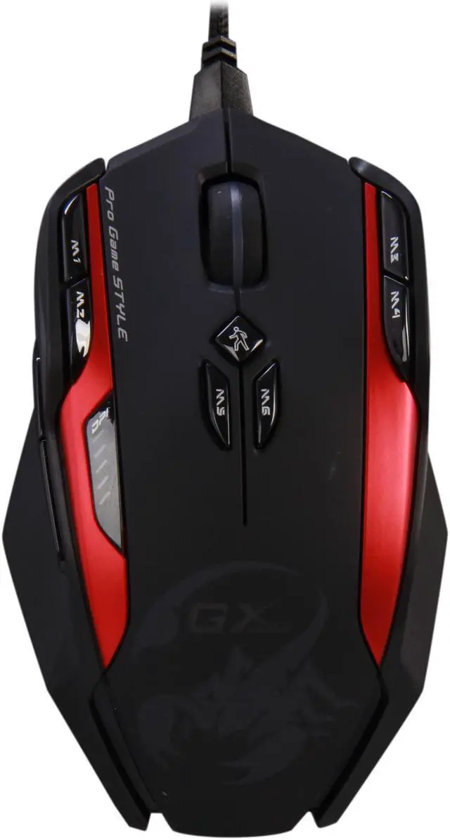 Alt view image 3 of 6 - Genius GX-Gaming Gila Black 12 Buttons 1 x Wheel USB Wired 8200 dpi MMO/RTS Professional Gaming Mouse
