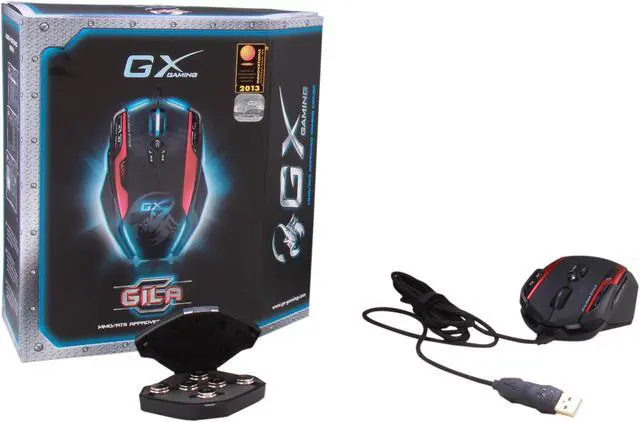 Alt view image 6 of 6 - Genius GX-Gaming Gila Black 12 Buttons 1 x Wheel USB Wired 8200 dpi MMO/RTS Professional Gaming Mouse
