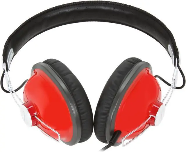 Alt view image 3 of 5 - Panasonic Red Monitor Stereo Headphone (Red)