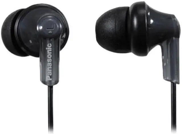 Alt view image 2 of 5 - Panasonic Black RP-HJE120-K Canal Earbud Headphone