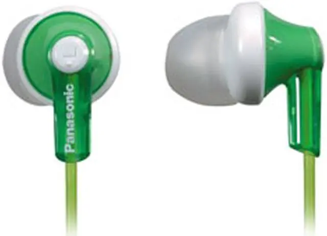 Alt view image 2 of 2 - Panasonic Green RP-HJE120-G Canal Earbud Headphones