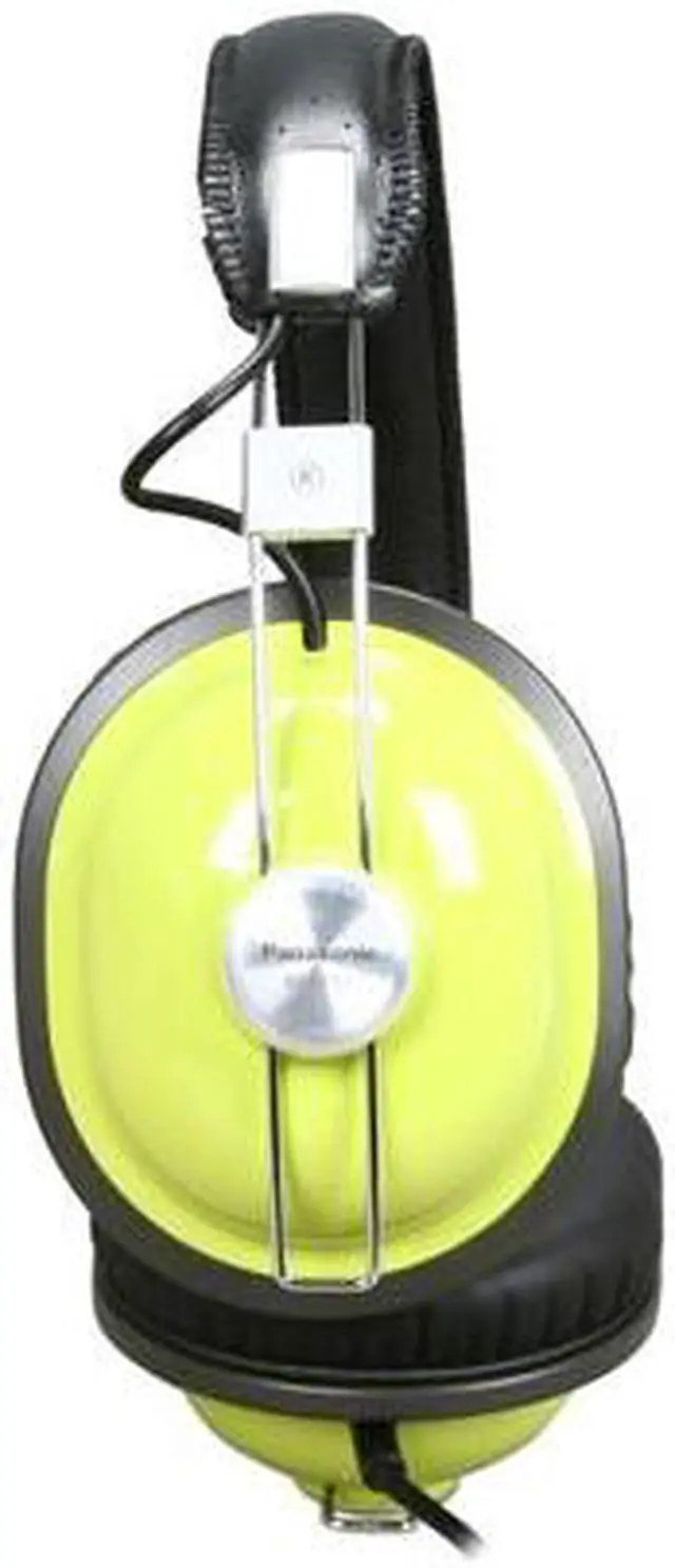 Alt view image 3 of 6 - Panasonic Green RP-HTX7-G1 3.5mm Connector Circumaural Monitor Stereo Headphone (Green)
