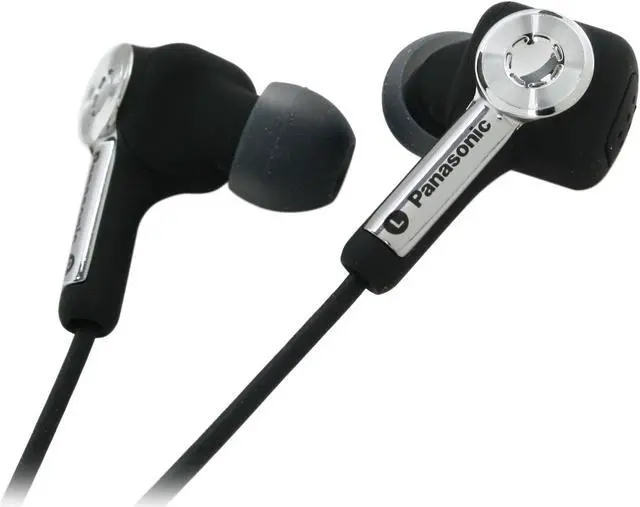 Main image of Panasonic RP-HC55-S Noise-Cancelling Earbud Headphones (Silver)