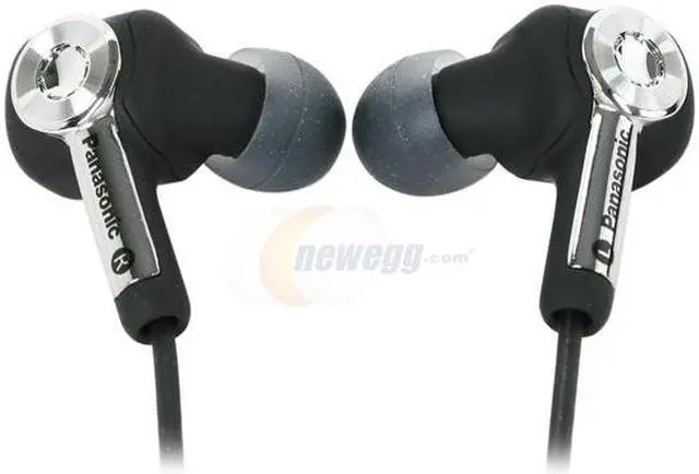 Alt view image 2 of 4 - Panasonic RP-HC55-S Noise-Cancelling Earbud Headphones (Silver)