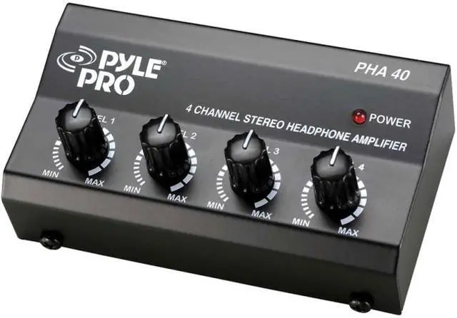 Main image of Pyle Pro PHA40 Heapones 4 Channel Amplifier