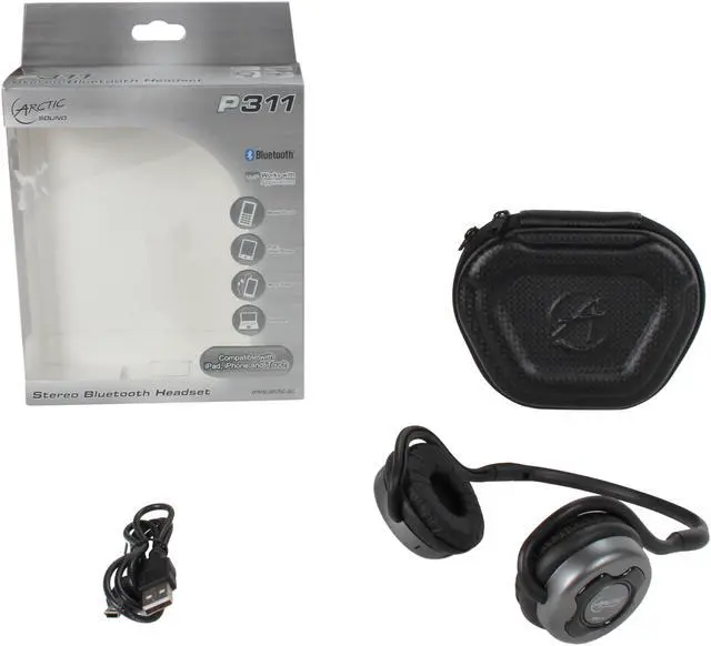 Alt view image 7 of 7 - ARCTIC P311 On-Ear Bluetooth Headset, Ideal for Sports, 20 Hours Playback