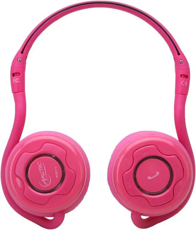 Alt view image 2 of 5 - ARCTIC P311-Pink On-Ear Bluetooth Headset, ideal for Sports, 70 hours playback