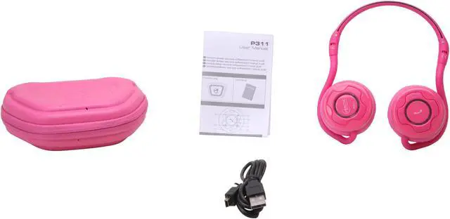 Alt view image 4 of 5 - ARCTIC P311-Pink On-Ear Bluetooth Headset, ideal for Sports, 70 hours playback