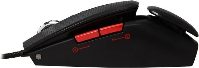 Alt view image 3 of 7 - EVGA TORQ X10 901-X1-1103-KR Wired Laser Gaming Mouse