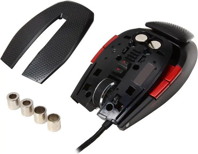 Alt view image 5 of 7 - EVGA TORQ X10 901-X1-1103-KR Wired Laser Gaming Mouse