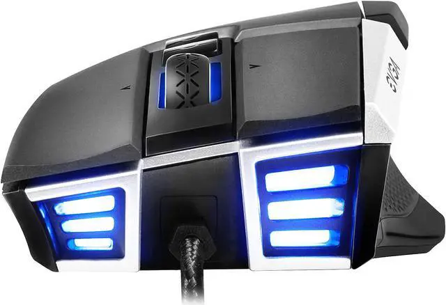 Alt view image 3 of 14 - EVGA X17 Gaming Mouse, Wired, Grey, Customizable, 16,000 DPI, 5 Profiles, 10 Buttons, Ergonomic 903-W1-17GR-KR