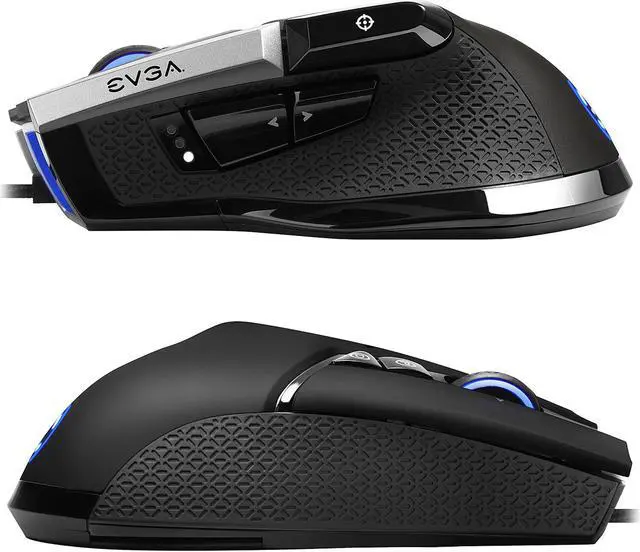 Alt view image 4 of 12 - EVGA X17 Gaming Mouse, Wired, Black, Customizable, 16,000 DPI, 5 Profiles, 10 Buttons, Ergonomic 903-W1-17BK-KR