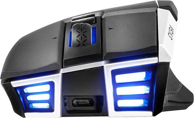 Alt view image 2 of 8 - EVGA X20 Gaming Mouse, Wireless, Grey, Customizable, 16,000 DPI, 5 Profiles, 10 Buttons, Ergonomic 903-T1-20GR-KR