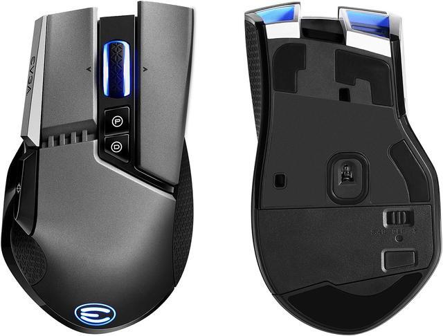 Alt view image 4 of 8 - EVGA X20 Gaming Mouse, Wireless, Grey, Customizable, 16,000 DPI, 5 Profiles, 10 Buttons, Ergonomic 903-T1-20GR-KR