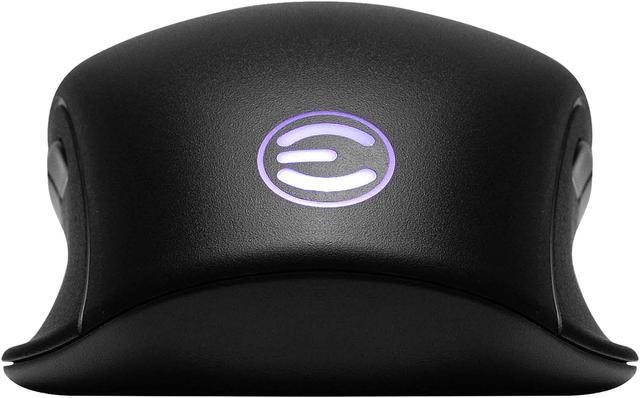 Alt view image 3 of 9 - EVGA X12 Gaming Mouse, 8k, Wired, Black, Customizable, Dual Sensor, 16,000 DPI, 5 Profiles, 8 Buttons, Ambidextrous Light Weight, RGB, 905-W1-12BK-KR