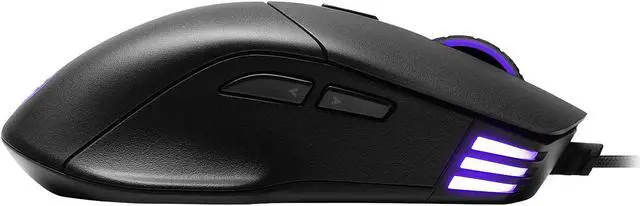 Alt view image 5 of 9 - EVGA X12 Gaming Mouse, 8k, Wired, Black, Customizable, Dual Sensor, 16,000 DPI, 5 Profiles, 8 Buttons, Ambidextrous Light Weight, RGB, 905-W1-12BK-KR